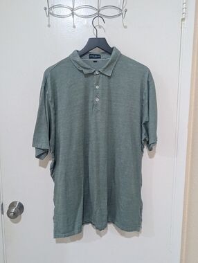 Peter Millar Cotton Aqua Green Polo Shirt